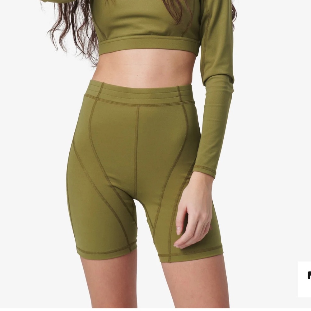 Olive Green Women's Shorts